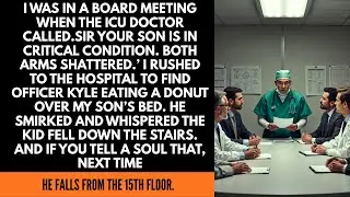I WAS IN A BOARD MEETING WHEN THE ICU DOCTOR CALLED.SIR YOUR SON IS IN CRITICAL CONDITION. BOTH ARMS