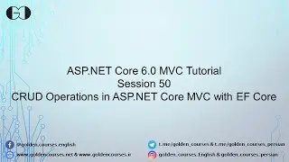 CRUD Operations in Controller and View – Session 50