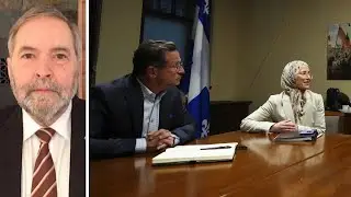 Mulcair: Blanchet showning a 'total lack of class' with Elghawaby