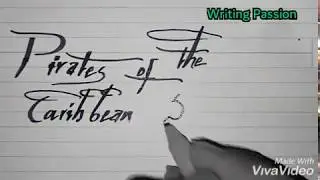 PIRATES OF THE CARIBBEAN STYLISH   WRITING PASSION
