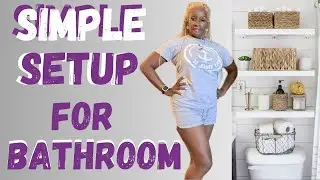 Simple Budget-Friendly Bathroom Vanity Refresh | Easy Organization Hacks