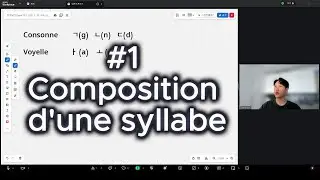 Cours de coréen/ 1# - Composition d'une sylabbe