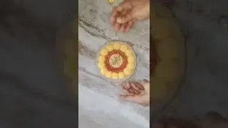 Handmade Pom-Pom Rangoli Mat ✨ Tealight Candle Holder DIY