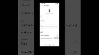 gender option in instagram #tricks #easy  #instagram #settings
