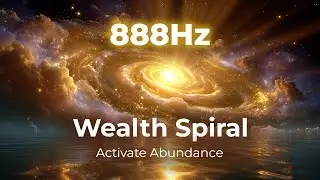 888Hz Cosmic Wealth Spiral &bull; Manifest Money Fast | Abundance Frequency Activation