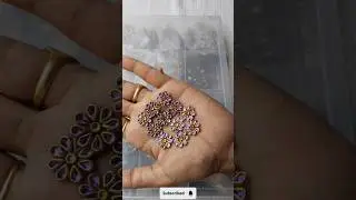 Glass bangles తో trending patterns try చేసాను🌼| Most trending bangles pettaer #handmadejewelry #trnd