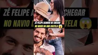 Z&eacute; Felipe Acabou de Chegar no Navio da Ana Castela, Espectativa l&aacute; em cima/ Fotos Felipe Franco