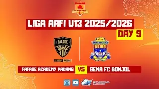 LIGA AAFI U13 REGIONAL PADANG 25/26 DAY 9 || FAFAGE ACADEMY PADANG vs GEMA FC BONJOL