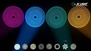 LED Computer Cutting Moving Head Light(Qianbian) 4in1, 1200W with CMY+CTOwith folding clamp