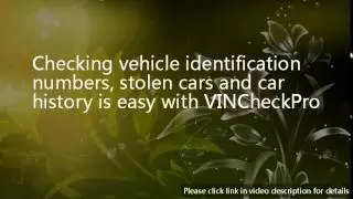 Vin Check Pro - Vehicle History Reports