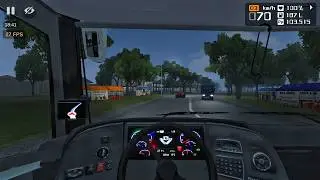 🚍Realistic Night Traffic & Fog Drive🌙 | Marcopolo Paradiso 1800DD Mod | Bus Simulator Indonesia🌃