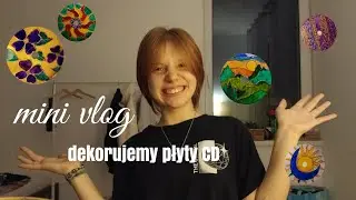 MINI VLOG ♡ dekorujemy płyty cd | zakupy papiernicze | diy