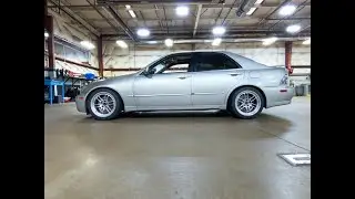 Installing Enkei RPF1 wheels on my LS swapped IS300