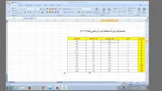 طريقة عمل جدول اكسل بأبسط طريقة