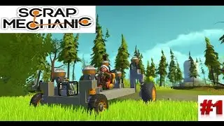 NASA INSPIRED CAR | Scrap Mechanic Ep1