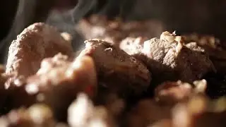 Meat On The BBQ Stock Video