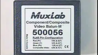500056 Component Video + Composite Video over CAT5