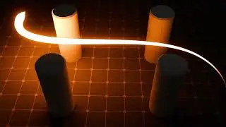 Blender Glow Worm creature 