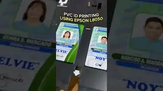 PVC CARD PRINTING using EPSON L8050