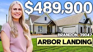 New Construction in Arbor Landing | New Build House Tour in Brandon MS