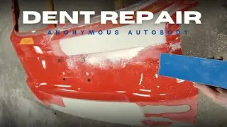 Dry guide coat and body line guides for dent repair