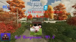 #FS22 / #hofbergmann / je m'occupe des Cochons et charrue &agrave; passer  #61