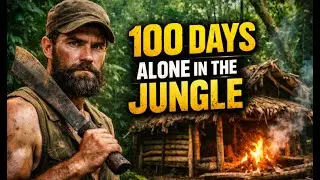 I Survived 100 Days Alone in the Jungle | Bushcraft, Shelter & Wild Living