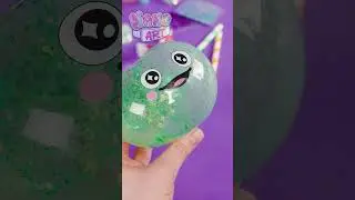 Frog Nano Tape Bubble 🐸 with Paint & Stickers | DIY Nano Art Craft for Kids 6+ #shorts