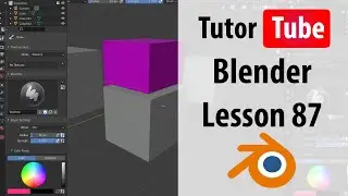 Blender Tutorial - Lesson 87 - Live Unwrap with Mark Seam