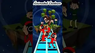 How to Cross the GLASS BRIDGE in Squid Game part 2 || Animated Cartoon #mycartoon #funny