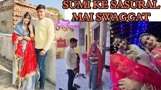 To kis trha se kiya sbh ne shadi me welcome ! Dance ke sath😍#vikasumi #wedding #dance