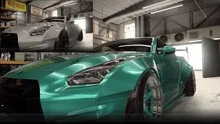 【CSR2】KRC Japan GT-R (R35) (purple/gold), shift & tune for 7.06x (7.18x-19x)