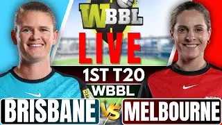WBBL live - Brisbane Heat Women vs Melbourne Renegades Women | Live Score | Live cricket match today