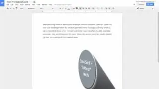 Font Type, Size, and Style using Google Docs