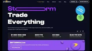 Торговые стратегии в DeFi на TON #StormTrade