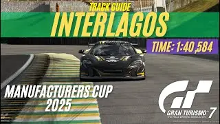 GT7: Manufacturers Cup 2025 / Interlagos Sao Paulo Track Guide / McLaren 650S Gr.4