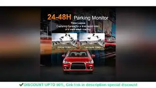 ANSVICAM 4K Front and Rear Dash Cam Dual Car Camera Recorder with GPS 24H Parking Mode G-Sensor
