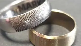 Ringen graveren met een Calormark 2D Fiber laser