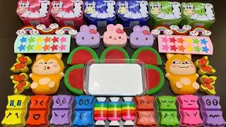 Slime Mixing Random 🌈 Raibow Slime Mixing Random things into slime ASMR