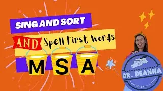 Sing and Sort with Letter Sounds m, s, a | Write First Words for Kindergarten