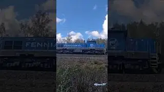 T7151 Lahti-Rauma Fenniarail Oy 🇫🇮 #work  #video #train #shorts 🛤️ trevlig resa