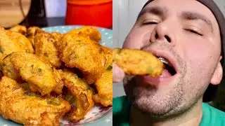 A FAMOSA PAMONHA FRITA | BOLINHO DE MILHO VERDE FRITO DE LIQUIDIFICADOR