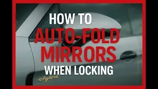 How to Fold Mirrors on locking 2017-2021 Panamera