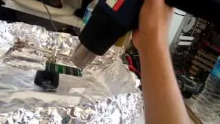 DDR chip removal with hot air gun - part 3