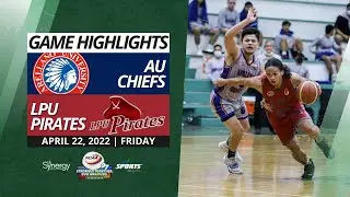 LPU Pirates vs AU Chiefs | Game Highlights | April 22, 2022 | NCAA Season 97