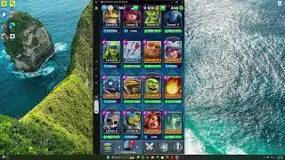 upgrading opening chest and adding ice golem to our deck