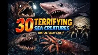 The Ocean Hides These 25 Terrifying Creatures (Caught on Camera)
