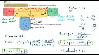 OBTENCIÓN DE LA MATRIZ YBUS Y ZBUS - EJERCICIO RESUELTO PASO A PASO