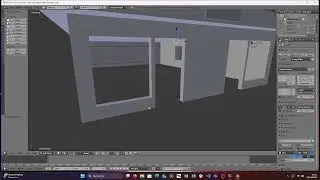 Plan  architecture avec  logiciel Blender