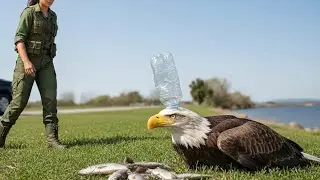 The Inspiring Story Behind Our Mission To Rescue Eagle Stuck In Plastic Bottle